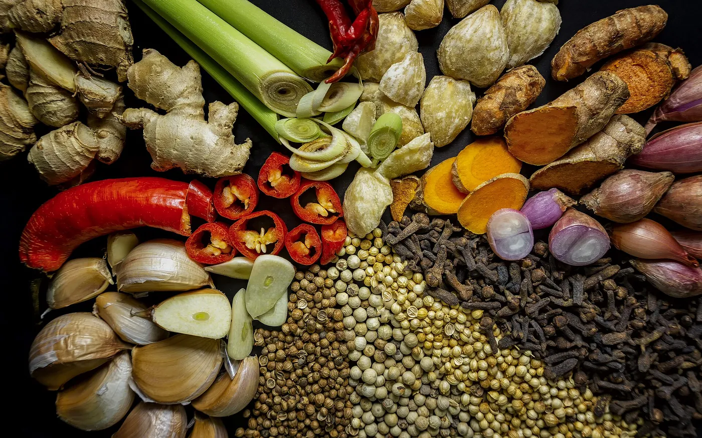 Spices in our Kerala kitchen